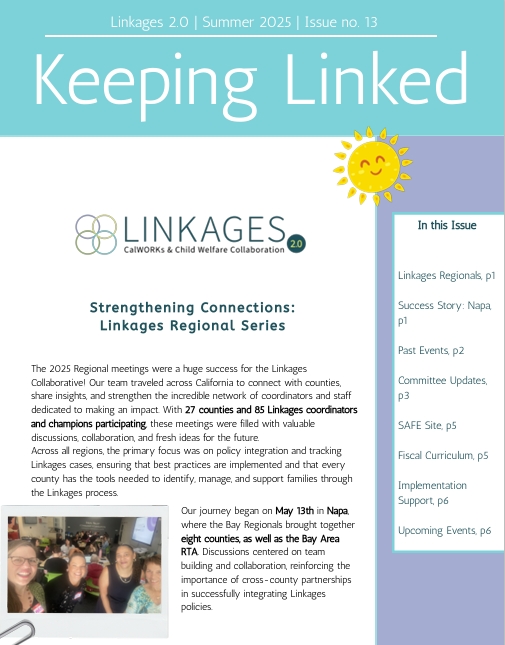 Keeping Linked summer 2025 front page